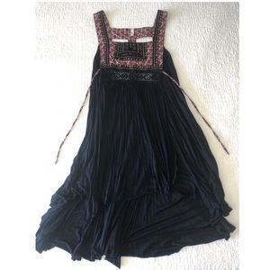 🌶 Free People black dress.